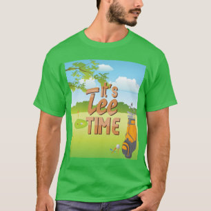 Cartoon "It's T-Shirt Time" Auf dem Golfplatz
