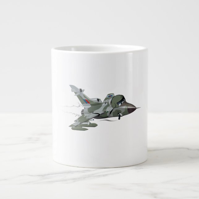 Cartoon Jumbo-Tasse (Vorderseite)