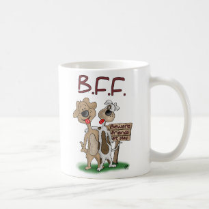Cartoon-Kaffee-Tassen: Beste Freunde für immer Kaffeetasse