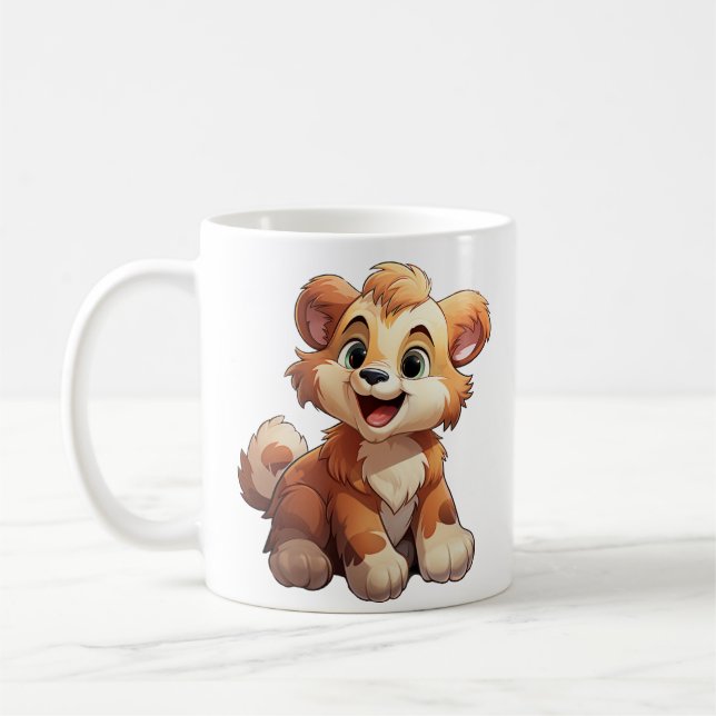Cartoon Kaffeetasse (Links)