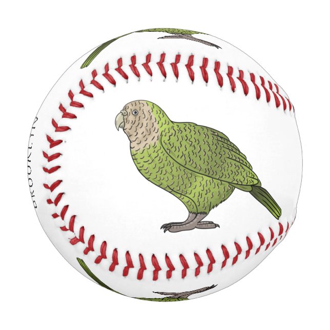 Cartoon Kakapo Baseball (Vorderseite Links)