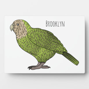 Cartoon Kakapo Fotoplatte