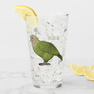 Cartoon Kakapo Glas