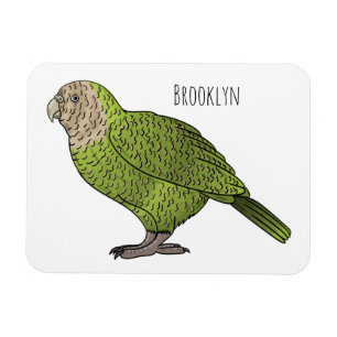 Cartoon Kakapo Magnet