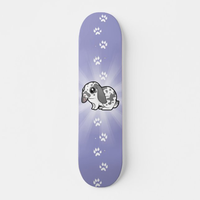 Cartoon-Kaninchen (glattes Haar des schlaffen Skateboard (Vorne)