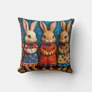 Cartoon Kaninchen Kissen