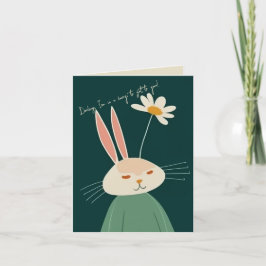 Cartoon Kaninchen, Valentinstag Feiertagskarte