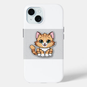 Cartoon-Katzendarstellung - Transparenter Hintergr Case-Mate iPhone Hülle