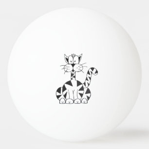 Cartoon-KatzePing Pong Ball Tischtennisball