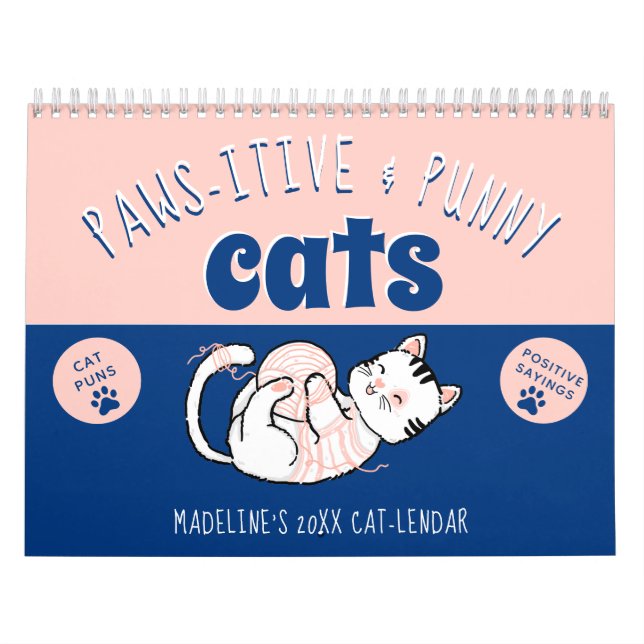 Cartoon Kawaii Cat Kalender (Titelbild)