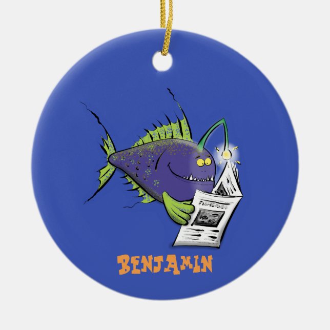 Cartoon Keramik Ornament (Vorne)