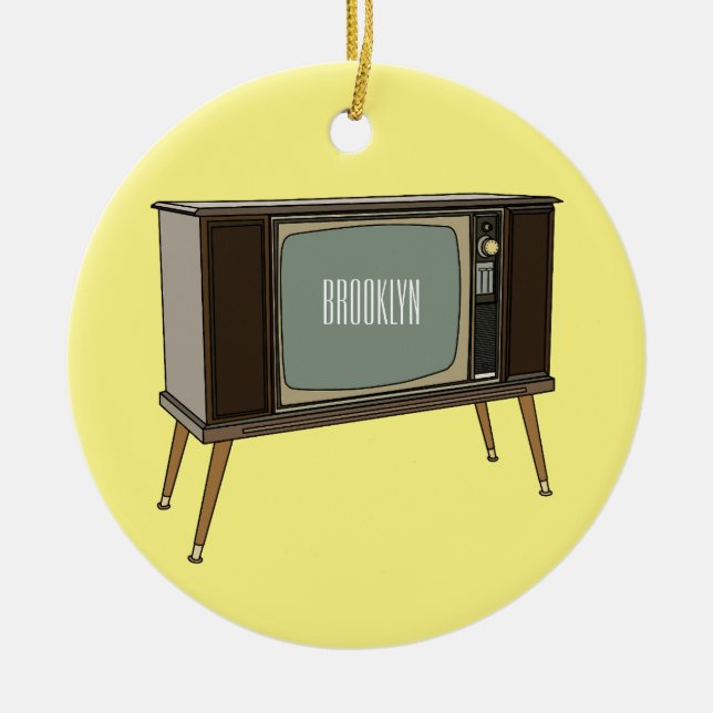 Cartoon Keramik Ornament (Vorne)