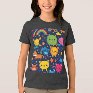 Cartoon Kids T - Shirt
