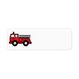 Cartoon-Klipp-Kunstfiretruck-Notfahrzeug-LKW