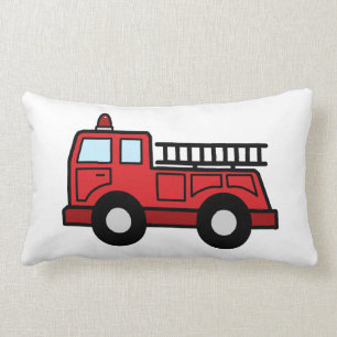 Cartoon-Klipp-Kunstfiretruck-Notfahrzeug-LKW Lendenkissen