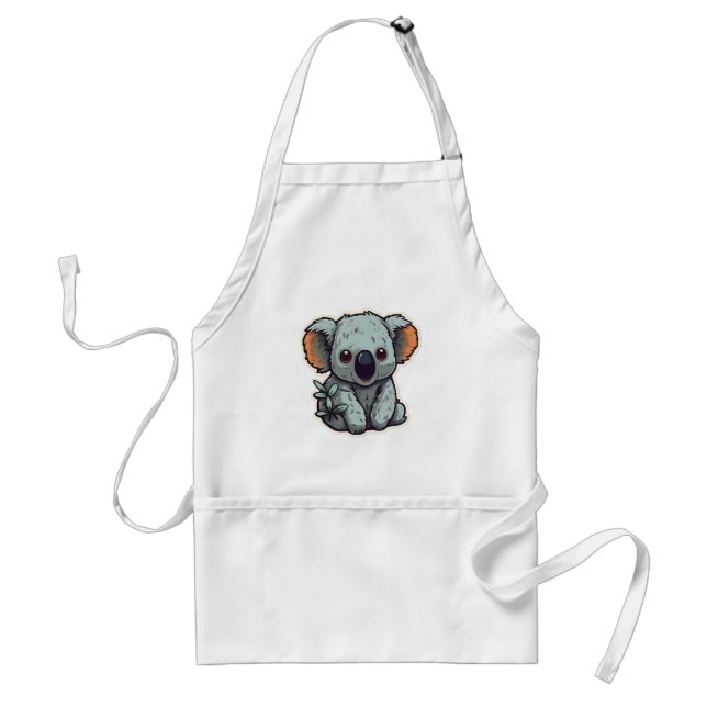 CARTOON-KOALA-BÄR SCHÜRZE (Vorne)