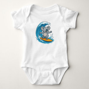 Cartoon Koala Bear Baby Strampler