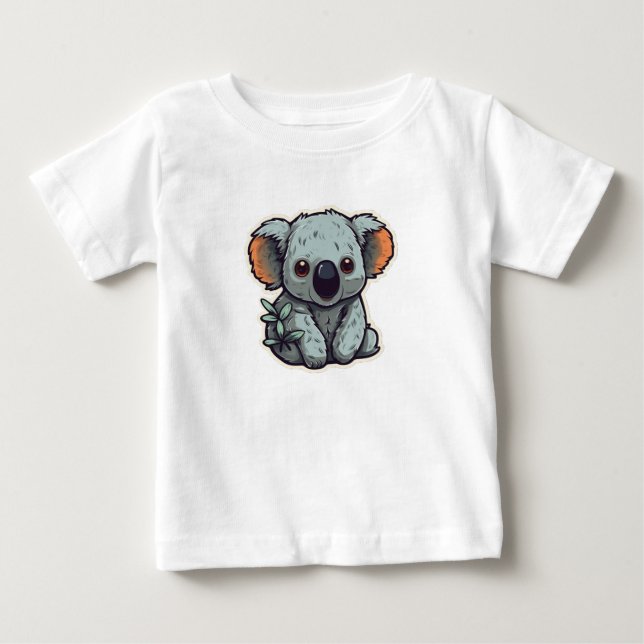 CARTOON KOALA BEAR BABY T-SHIRT (Vorderseite)