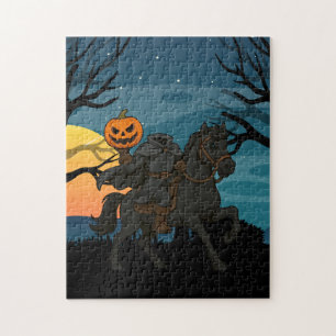 Cartoon Kopfloses Pferd Halloween/Herbst