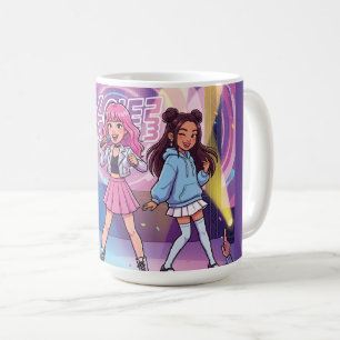 Cartoon KPop Mädchen Gruppe Kaffeetasse