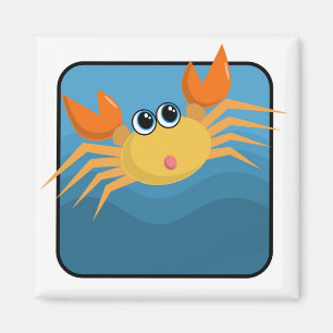 Cartoon-Krabbe Magnet