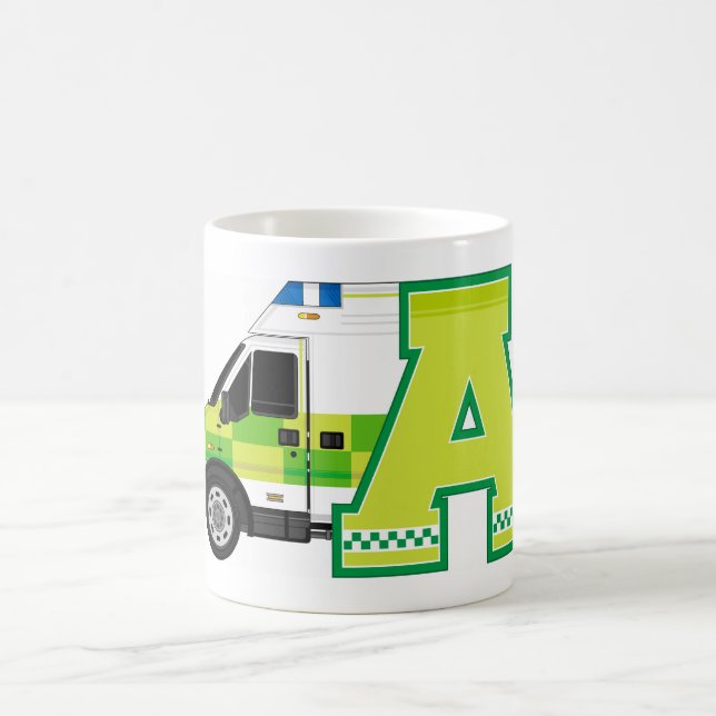 Cartoon-Krankenwagen Kaffeetasse (Mittel)