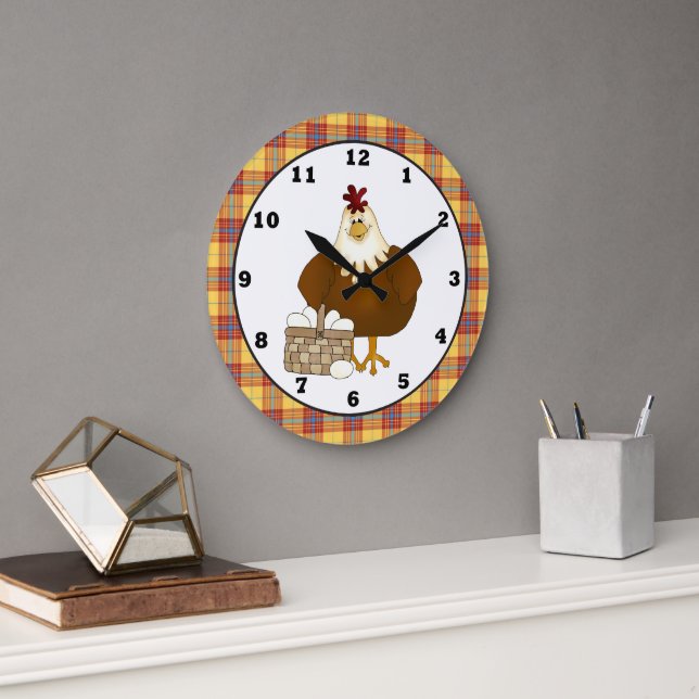 Cartoon Küchenuhr Große Wanduhr (Büro)