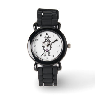 Cartoon Kuh Armbanduhr
