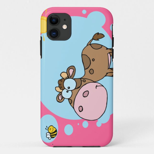 Cartoon-Kuh iPhone 5 Fall Case-Mate iPhone Hülle (Rückseite)