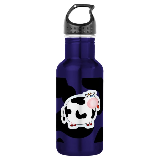Cartoon Kuh, Trinkflasche (Vorderseite)