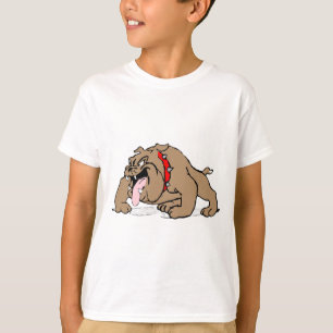 Cartoon-Kunst-Bulldogge T-Shirt
