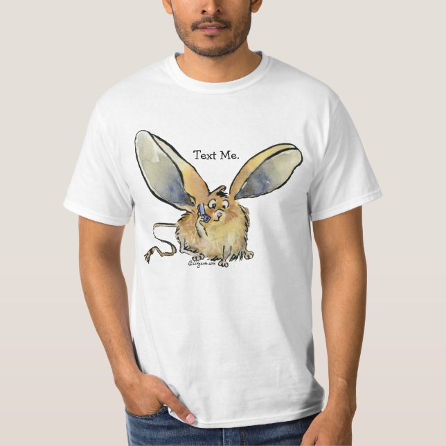 Cartoon langer ohriger Jerboa T - Shirt (Vorderseite)
