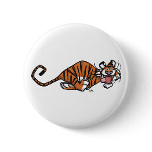 Cartoon läuft Tiger