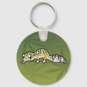 Cartoon-LeopardGecko Schlüsselanhänger