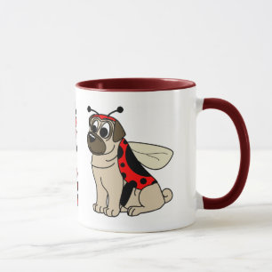 Cartoon-Liebe-Mops-Tasse Tasse