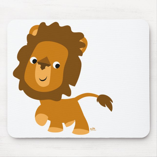 Cartoon-Lion-Mousepad Mousepad (Vorne)