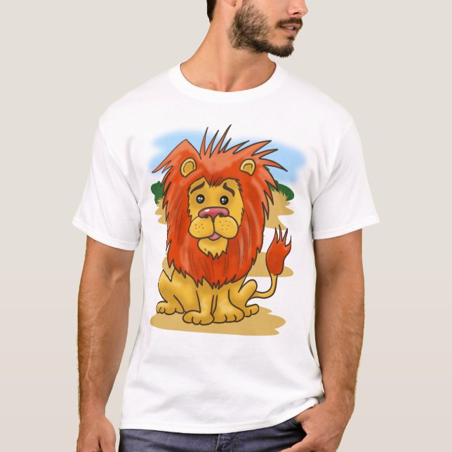 Cartoon Lion T-Shirt (Vorderseite)