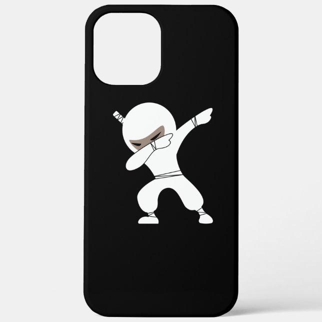 Cartoon Little Ninja Warrior Case-Mate iPhone Hülle (Rückseite)