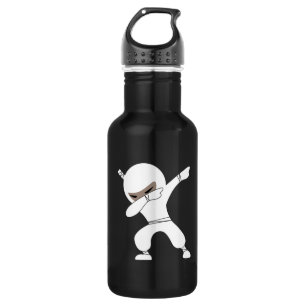 Cartoon Little Ninja Warrior Edelstahlflasche