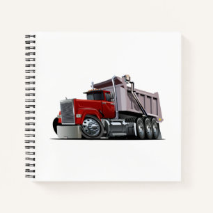 Cartoon-LKW-Notebook Notizbuch