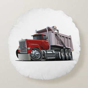 Cartoon LKW Rundkissen Rundes Kissen