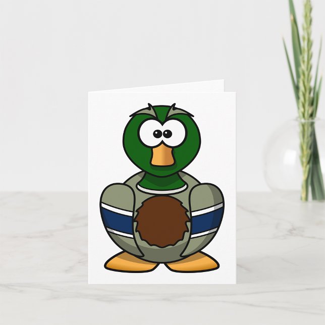 Cartoon Mallard Duck Mitteilungskarten (Von Creator hochgeladen)