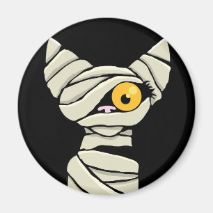 Cartoon-Mama-Katzen-Halloween-Neuheit Magnet