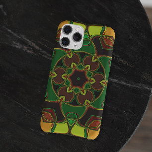 Cartoon Mandala Blume Gelb und Orange Case-Mate iPhone Hülle