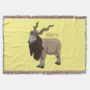 Cartoon Markhor Decke