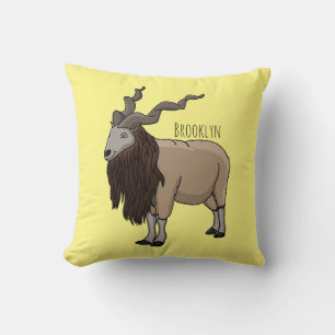 Cartoon Markhor Kissen