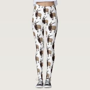 Cartoon Markhor Leggings