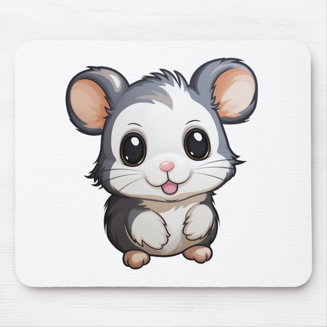 Cartoon-Mauszeiger Mousepad (Vorne)