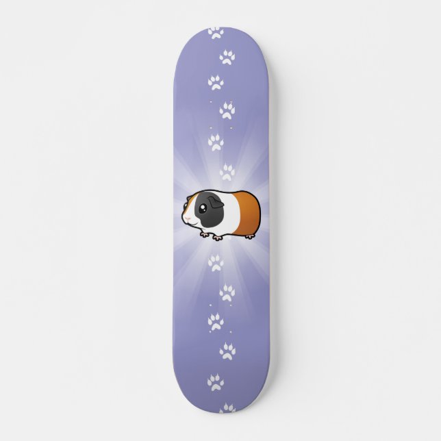 Cartoon-Meerschweinchen (glattes Haar) Skateboard (Vorne)