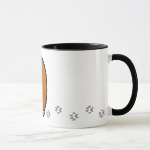 Cartoon-Meerschweinchen (glattes Haar) Tasse